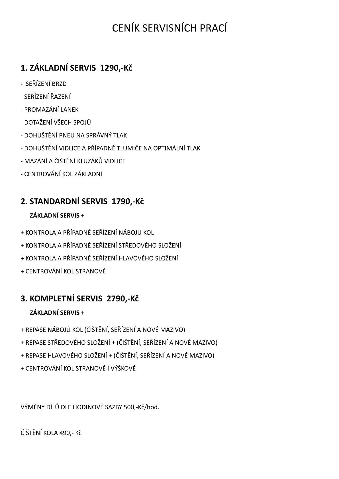 nový CENÍK SERVISNÍCH PRACÍ Final 160426